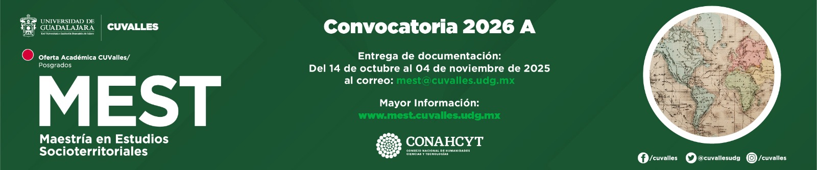 Maestría en estudios socio territoriales