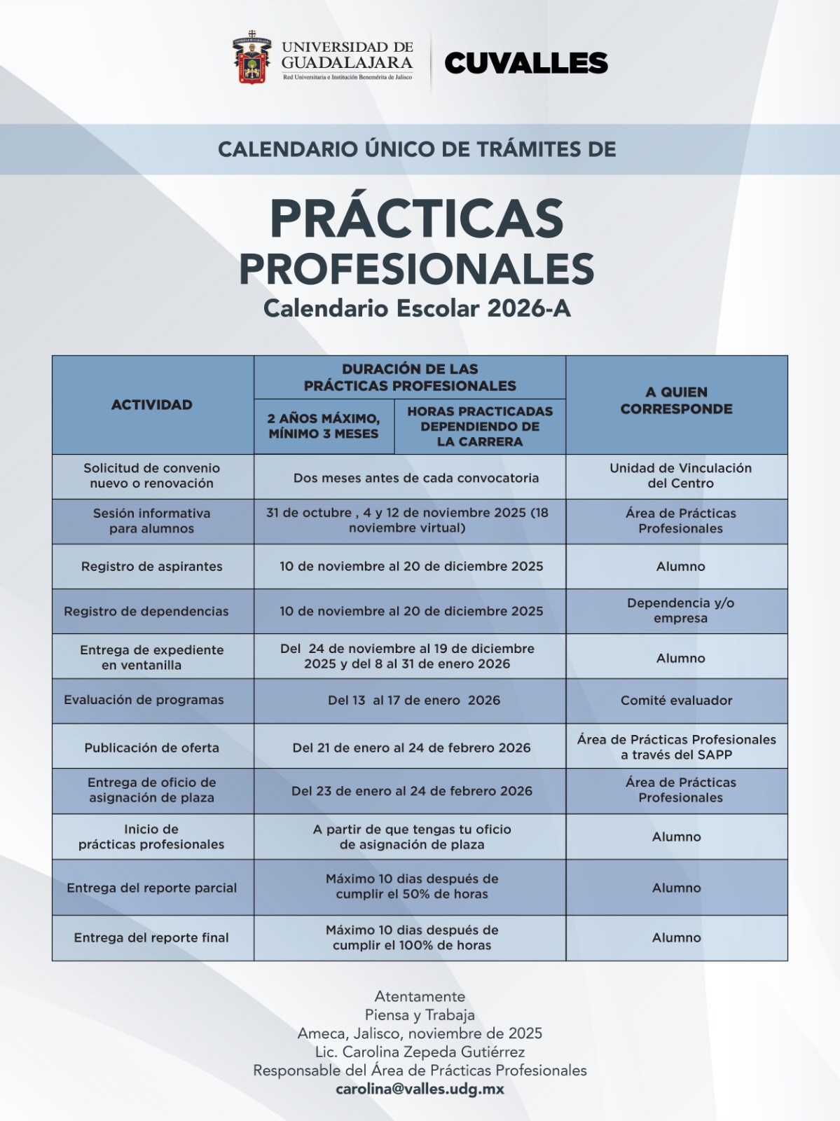 Calendario Trámites PP