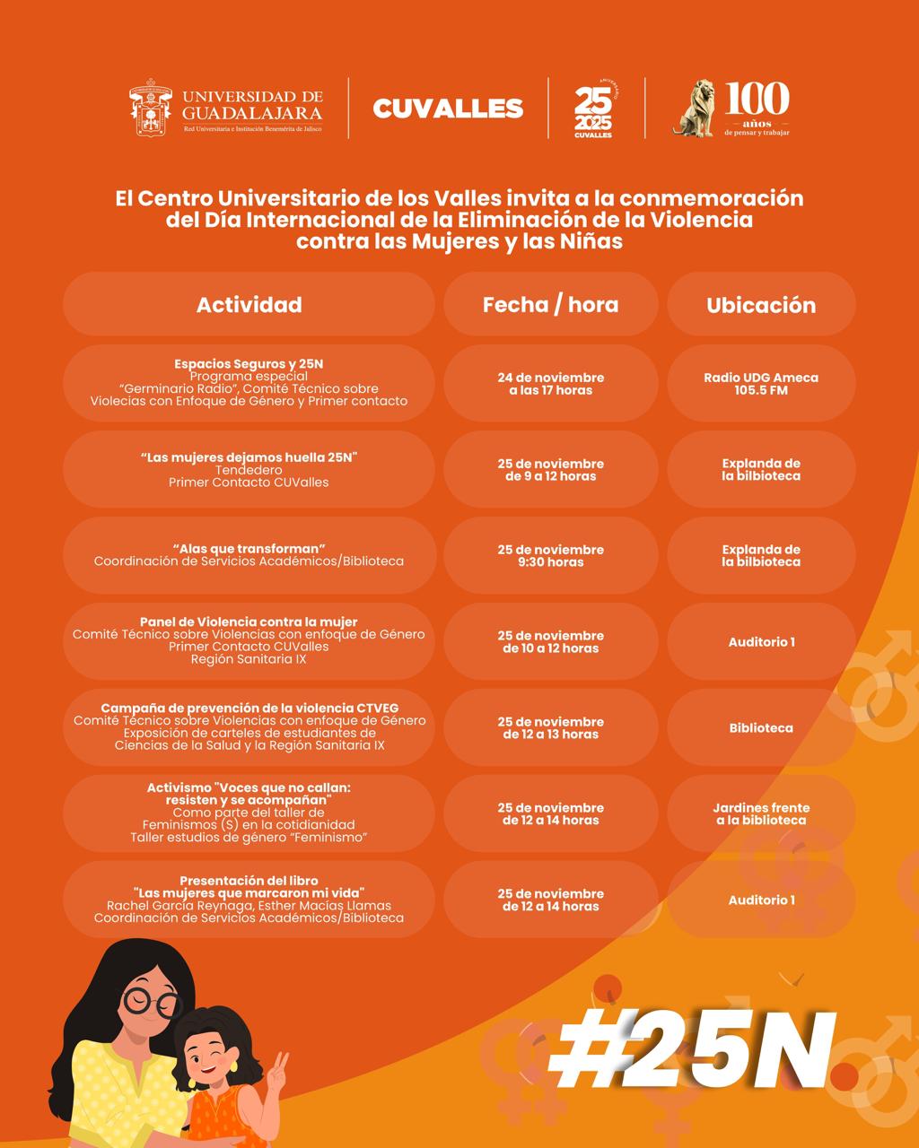 Programa 25N - Día Internacional de la Eliminación de la Violencia ...