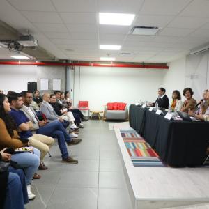 panel “Diálogos para la inclusión de la perspectiva de género” panelistas 